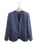 theoryセオリー）の古着「Admiral Crepe Lindrayia Jacket / アドミラルクレープリンドライヤジャケット / 01-4104100」｜ネイビー