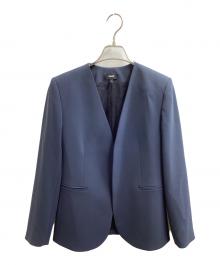 theory（セオリー）の古着「Admiral Crepe Lindrayia Jacket / アドミラルクレープリンドライヤジャケット / 01-4104100」｜ネイビー