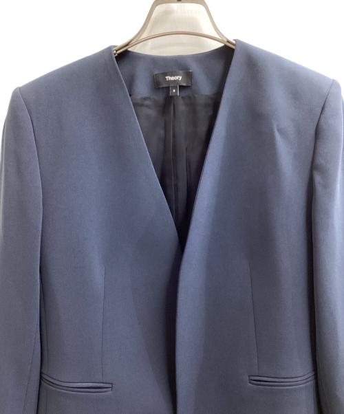 theory（セオリー）theory (セオリー) Admiral Crepe Lindrayia Jacket / アドミラルクレープリンドライヤジャケット / 01-4104100 ネイビー サイズ:2の古着・服飾アイテム