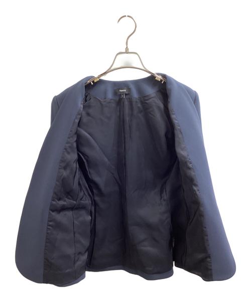 theory（セオリー）theory (セオリー) Admiral Crepe Lindrayia Jacket / アドミラルクレープリンドライヤジャケット / 01-4104100 ネイビー サイズ:2の古着・服飾アイテム