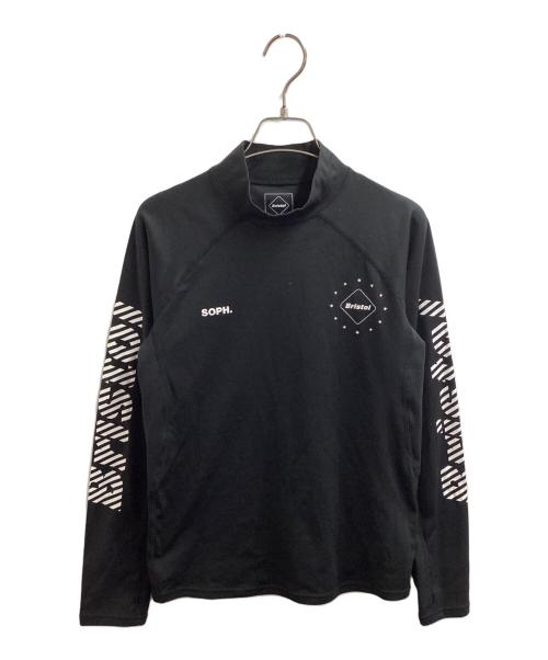 F.C.R.B.（エフシーレアルブリストル）F.C.R.B. (エフシーレアルブリストル) UNDER LAYER MOCK NECK TOP　/　FCRB-222081 ブラック サイズ:Sの古着・服飾アイテム