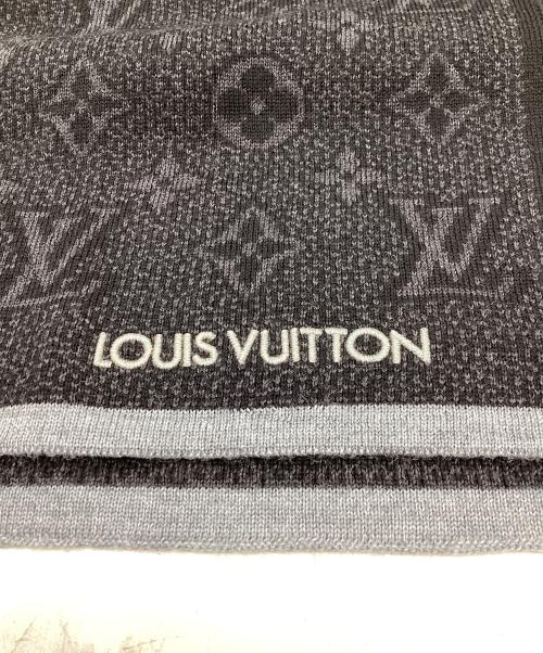 LOUIS VUITTON（ルイ ヴィトン）LOUIS VUITTON (ルイ ヴィトン) マフラー マイ・モノグラム・エクリプス / M73468 ブラック サイズ:180cm×30cmの古着・服飾アイテム