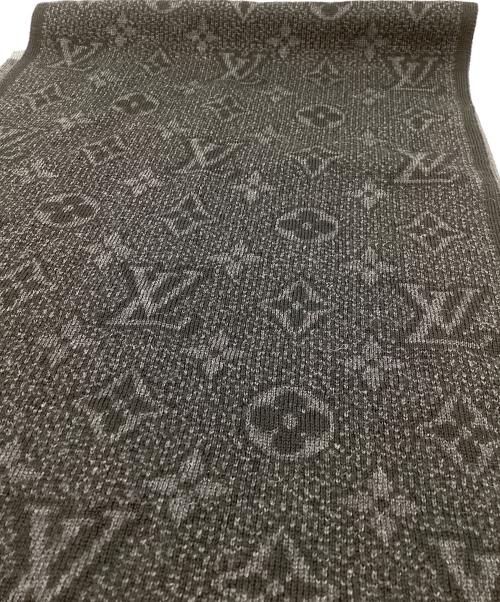 LOUIS VUITTON（ルイ ヴィトン）LOUIS VUITTON (ルイ ヴィトン) マフラー マイ・モノグラム・エクリプス / M73468 ブラック サイズ:180cm×30cmの古着・服飾アイテム