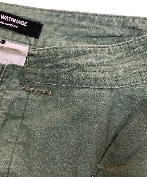 JUNYA WATANABE COMME des GARCONS（(ジュンヤワタナベ コムデギャルソン）JUNYA WATANABE COMME des GARCONS ((ジュンヤワタナベ コムデギャルソン) コート再構築 ミリタリースカート / JQ-S043 / AD2005 オリーブ サイズ:Sの古着・服飾アイテム