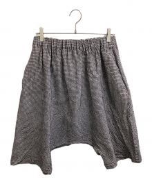 COMME des GARCONS COMME des GARCONS（コムデギャルソン コムデギャルソン）の古着「千鳥格子サルエルショーツ/ RH-P015 / AD2011」｜ブラック