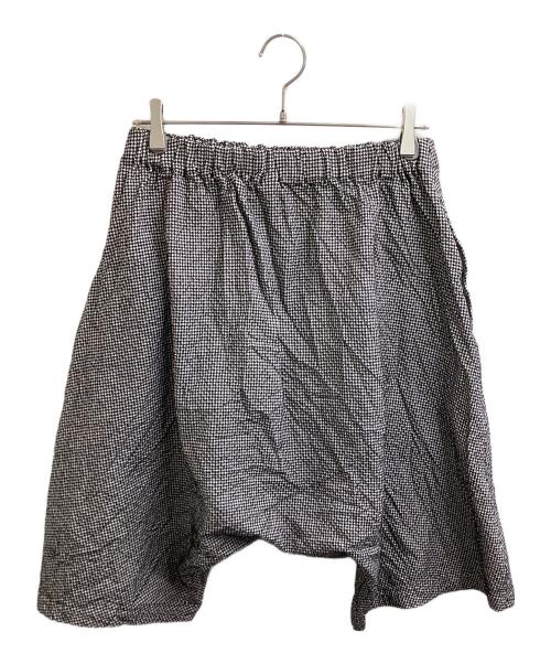 COMME des GARCONS COMME des GARCONS（コムデギャルソン コムデギャルソン）COMME des GARCONS COMME des GARCONS (コムデギャルソン コムデギャルソン) 千鳥格子サルエルショーツ/ RH-P015 / AD2011 ブラック サイズ:Sの古着・服飾アイテム