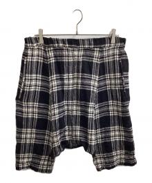 COMME des GARCONS COMME des GARCONS（コムデギャルソン コムデギャルソン）の古着「タータンチェック サルエルパンツ　/　S14P008　/　フランス製」｜ブラック