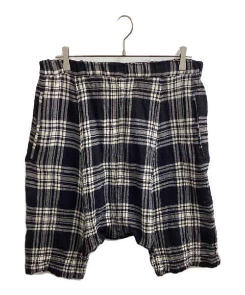 COMME des GARCONS COMME des GARCONS（コムデギャルソン コムデギャルソン）COMME des GARCONS COMME des GARCONS (コムデギャルソン コムデギャルソン) タータンチェック サルエルパンツ　/　S14P008　/　フランス製 ブラック サイズ:Sの古着・服飾アイテム