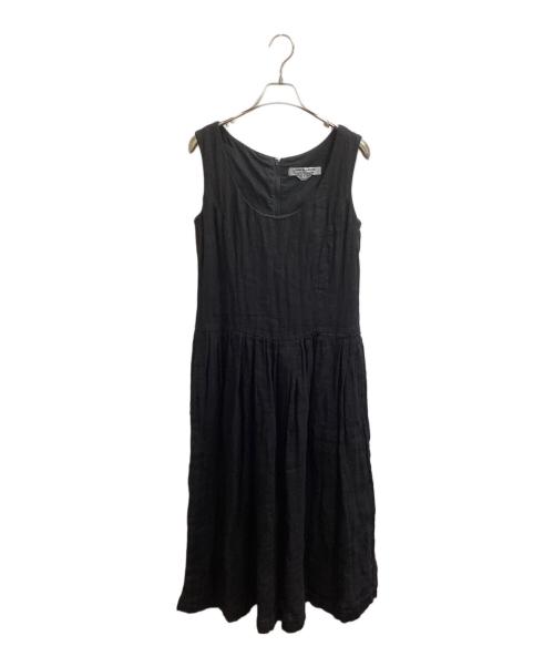 COMME des GARCONS COMME des GARCONS（コムデギャルソン コムデギャルソン）COMME des GARCONS COMME des GARCONS (コムデギャルソン コムデギャルソン) リネンジャンパースカート　/　RK-O011　/　AD2012 ブラック サイズ:Sの古着・服飾アイテム
