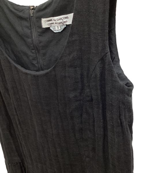 COMME des GARCONS COMME des GARCONS（コムデギャルソン コムデギャルソン）COMME des GARCONS COMME des GARCONS (コムデギャルソン コムデギャルソン) リネンジャンパースカート　/　RK-O011　/　AD2012 ブラック サイズ:Sの古着・服飾アイテム