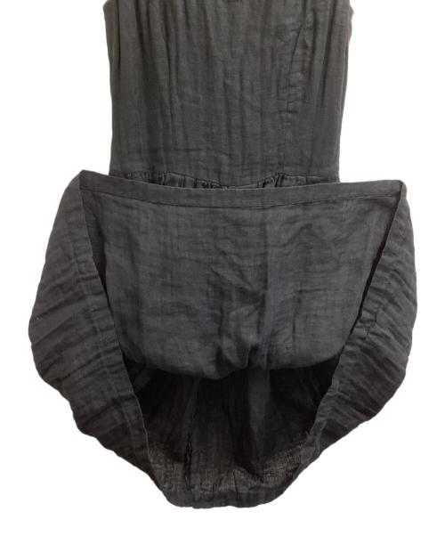 COMME des GARCONS COMME des GARCONS（コムデギャルソン コムデギャルソン）COMME des GARCONS COMME des GARCONS (コムデギャルソン コムデギャルソン) リネンジャンパースカート　/　RK-O011　/　AD2012 ブラック サイズ:Sの古着・服飾アイテム