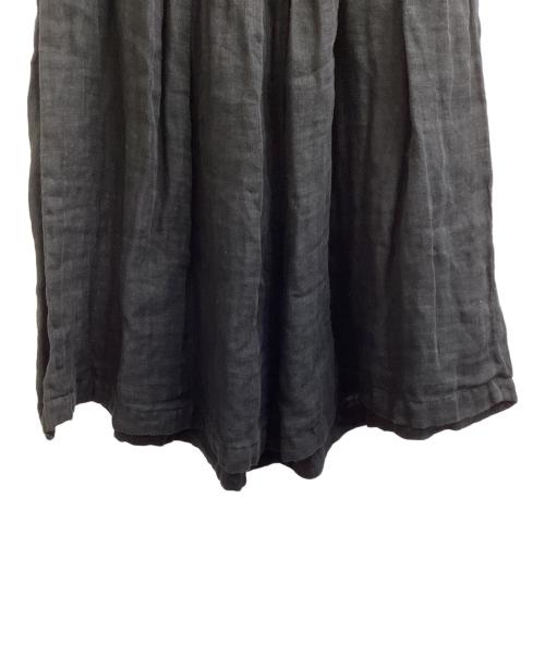 COMME des GARCONS COMME des GARCONS（コムデギャルソン コムデギャルソン）COMME des GARCONS COMME des GARCONS (コムデギャルソン コムデギャルソン) リネンジャンパースカート　/　RK-O011　/　AD2012 ブラック サイズ:Sの古着・服飾アイテム