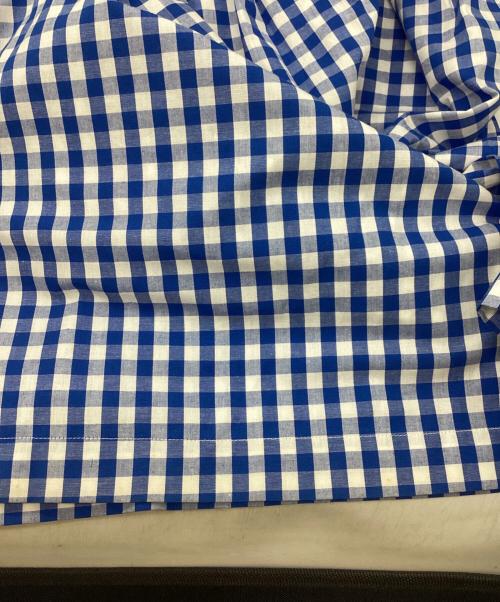 COMME des GARCONS SHIRT（コムデギャルソンシャツ）COMME des GARCONS SHIRT (コムデギャルソンシャツ) ギンガムチェックノースリーブワンピース ブルー サイズ:Mの古着・服飾アイテム