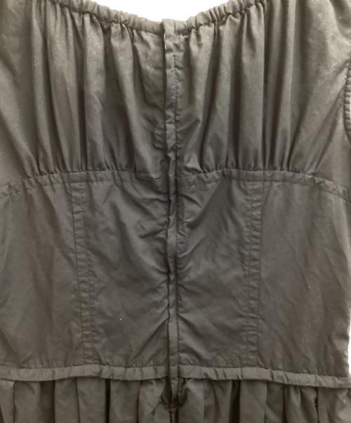 COMME des GARCONS COMME des GARCONS（コムデギャルソン コムデギャルソン）COMME des GARCONS COMME des GARCONS (コムデギャルソン コムデギャルソン) リボンギャザーワンピース　/　RA-A002　/　AD2017 ブラック サイズ:Mの古着・服飾アイテム