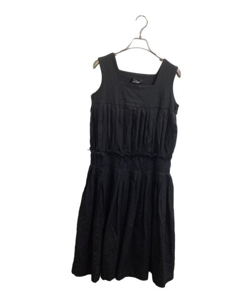 COMME des GARCONS COMME des GARCONS（コムデギャルソン コムデギャルソン）COMME des GARCONS COMME des GARCONS (コムデギャルソン コムデギャルソン) ギャザー切替ワンピース　/　RS-A006　/　AD2006 ブラック サイズ:SSの古着・服飾アイテム