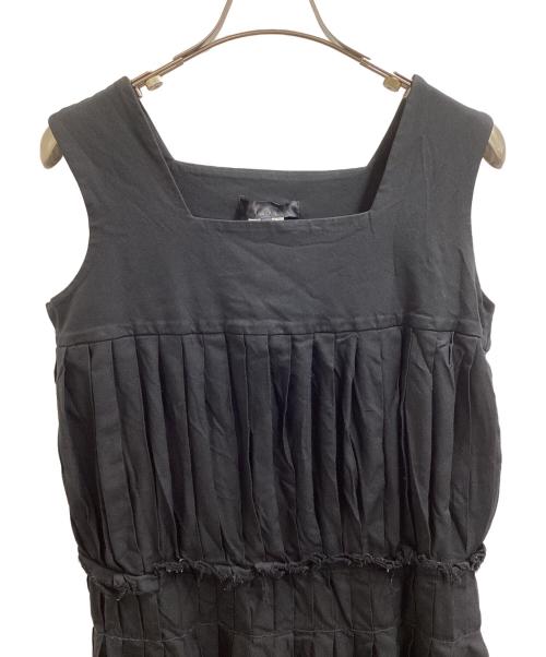 COMME des GARCONS COMME des GARCONS（コムデギャルソン コムデギャルソン）COMME des GARCONS COMME des GARCONS (コムデギャルソン コムデギャルソン) ギャザー切替ワンピース　/　RS-A006　/　AD2006 ブラック サイズ:SSの古着・服飾アイテム