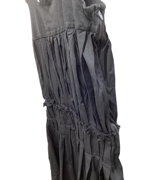 COMME des GARCONS COMME des GARCONS（コムデギャルソン コムデギャルソン）COMME des GARCONS COMME des GARCONS (コムデギャルソン コムデギャルソン) ギャザー切替ワンピース　/　RS-A006　/　AD2006 ブラック サイズ:SSの古着・服飾アイテム