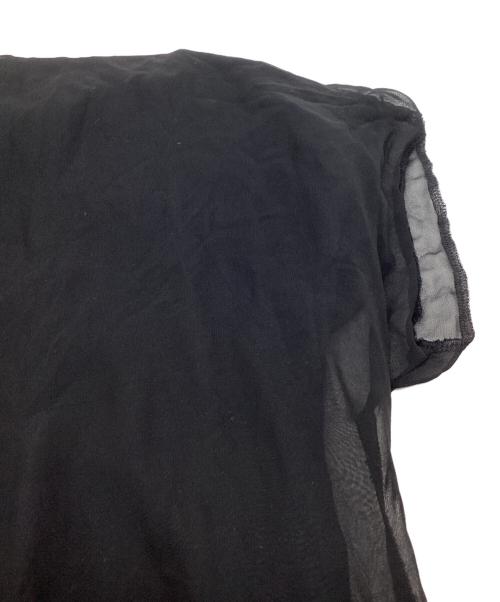 COMME des GARCONS COMME des GARCONS（コムデギャルソン コムデギャルソン）COMME des GARCONS COMME des GARCONS (コムデギャルソン コムデギャルソン) レイヤードノースリーブワンピース　/　RM-O018　/　AD2013 ブラック サイズ:XSの古着・服飾アイテム