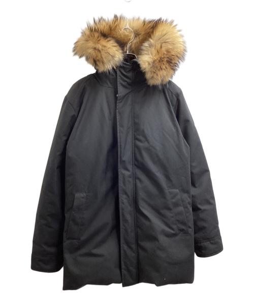 Pyrenex（ピレネックス）Pyrenex (ピレネックス) ANNECY FUR INT'L ダウンジャケット　/　HMO019 ブラック サイズ:Mの古着・服飾アイテム