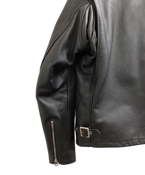 Schott（ショット）Schott (ショット) 641 カウレザーシングルライダースジャケット ブラック サイズ:38の古着・服飾アイテム
