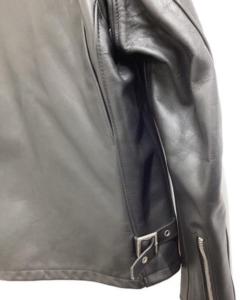 Schott（ショット）Schott (ショット) 641 カウレザーシングルライダースジャケット ブラック サイズ:38の古着・服飾アイテム