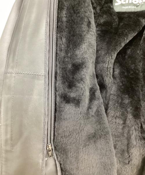 Schott（ショット）Schott (ショット) 641 カウレザーシングルライダースジャケット ブラック サイズ:38の古着・服飾アイテム