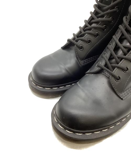 Dr.Martens（ドクターマーチン）Dr.Martens (ドクターマーチン) 1460 ホワイトステッチ 8 ホール ブーツ ブラック サイズ:UK8の古着・服飾アイテム
