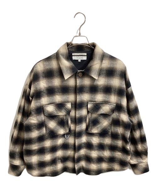 F/CE.（エフシーイー）F/CE. (エフシーイー) CHECK FIELD SHIRT ベージュ サイズ:Mの古着・服飾アイテム