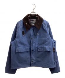 Barbour（バブアー）の古着「SPEY Waxed Jacket」｜ネイビー