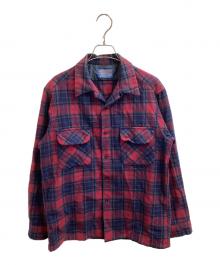 PENDLETON（ペンドルトン）の古着「ウールボードシャツ /  70s USA製」｜レッド