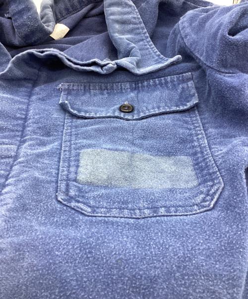 EURO VINTAGE（ユーロヴィンテージ）EURO VINTAGE (ユーロヴィンテージ) モールスキンワークジャケット ブルー サイズ:58の古着・服飾アイテム