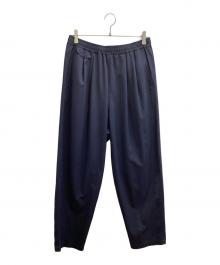 FreshService（フレッシュサービス）の古着「COOLFIBER TWO TUCK EASY PANTS」｜ネイビー