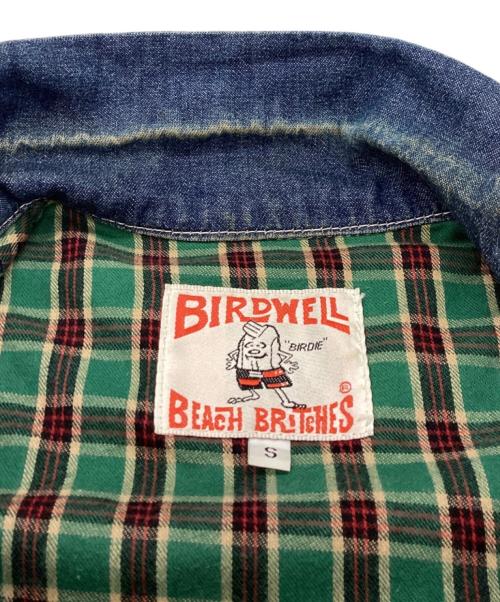 BIRDWELL（バードウェル）BIRDWELL (バードウェル) ジップアップデニムジャケット インディゴ サイズ:Sの古着・服飾アイテム