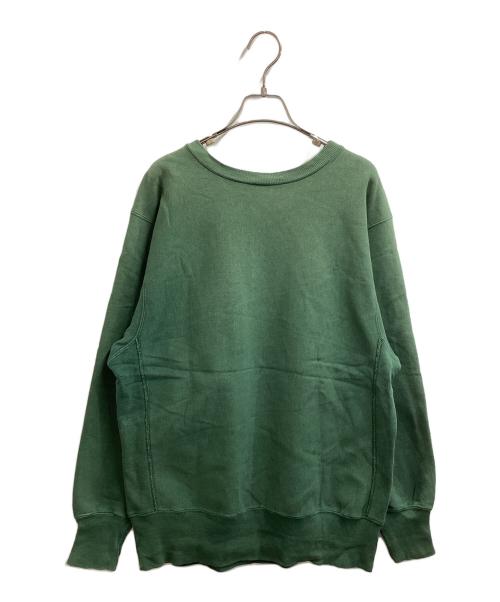 Champion REVERSE WEAVE（チャンピオン リバース ウィーブ）Champion REVERSE WEAVE (チャンピオン リバース ウィーブ) 90's カレッジロゴスウェット グリーン サイズ:Lの古着・服飾アイテム