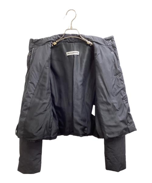 JIL SANDER（ジルサンダー）JIL SANDER (ジルサンダー) パフジャケット / イタリア製 ブラック サイズ:36の古着・服飾アイテム