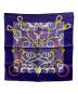 HERMES (エルメス) シルクスカーフ / カレ45 / L'INSTRVCTION DV ROY ブルー：15000円