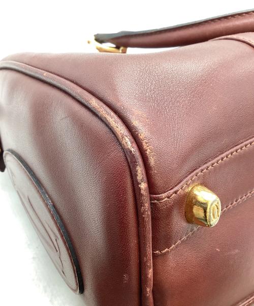 Cartier（カルティエ）Cartier (カルティエ) ボストンバッグ / マストライン /スペイン製 ボルドーの古着・服飾アイテム