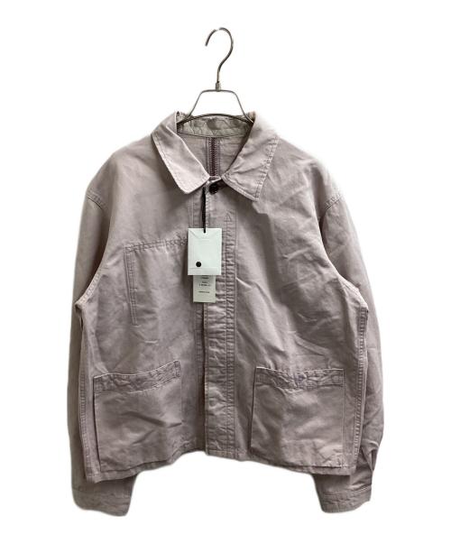 SARTORE（サルトル）SARTORE (サルトル) コットンリネンツイル ショートジャケット ラベンダー サイズ:Mの古着・服飾アイテム
