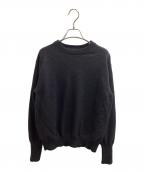 BATONERバトナ―）の古着「BABY WOOL CREW NECK」｜グレー