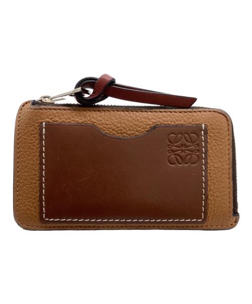 LOEWE（ロエベ）LOEWE (ロエベ) コインカードホルダー ブラウンの古着・服飾アイテム