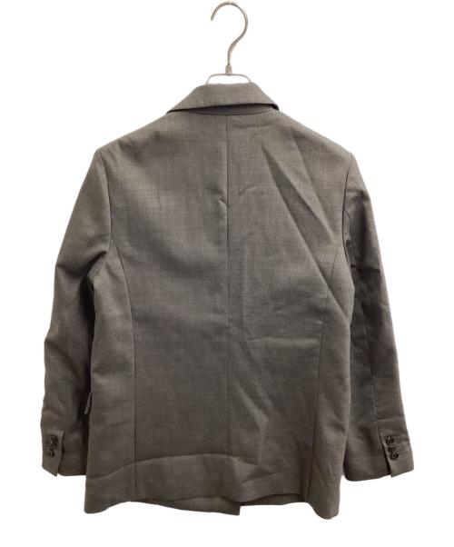 Spick and Span（スピック＆スパン）Spick and Span (スピック＆スパン) ダブルクロスピークドラペルジャケット グレー サイズ:34の古着・服飾アイテム