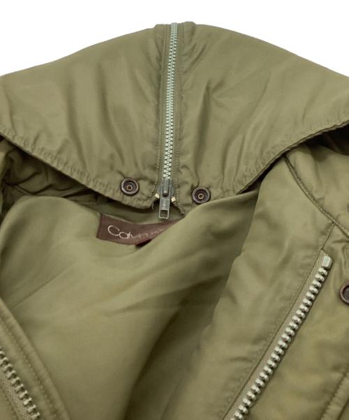 Calvin Klein（カルバンクライン）Calvin Klein (カルバンクライン) フーデットボンバージャケット / ライセンス品 オリーブ サイズ:Mの古着・服飾アイテム
