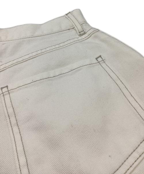 Maison Margiela（メゾンマルジェラ）Maison Margiela (メゾンマルジェラ) スラッシュディテール デニムパンツ / S51LA0106 S47399 ホワイト サイズ:40の古着・服飾アイテム