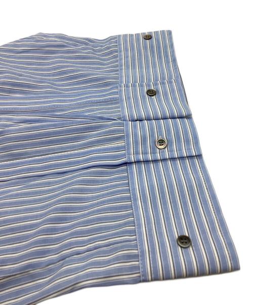 Knuth Marf（クヌースマーフ）Knuth Marf (クヌースマーフ) label over shirt　/　KM26EAN01 ブルー サイズ:FREE 未使用品の古着・服飾アイテム