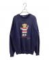 POLO RALPH LAUREN（ポロ・ラルフローレン）の古着「ポロベア ラグランスウェット」｜ネイビー
