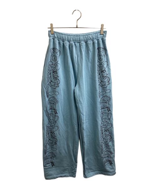 WCJ（ダブルシージェイ）WCJ (ダブルシージェイ) DISNEY (ディズニー) SWEAT PANTS / スウェットパンツ ブルー サイズ:FREEの古着・服飾アイテム