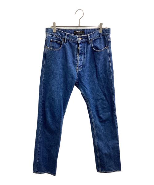BALENCIAGA（バレンシアガ）BALENCIAGA (バレンシアガ) ストレートデニムパンツ インディゴ サイズ:30の古着・服飾アイテム