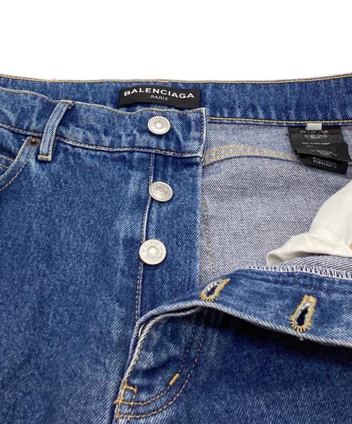 BALENCIAGA（バレンシアガ）BALENCIAGA (バレンシアガ) ストレートデニムパンツ インディゴ サイズ:30の古着・服飾アイテム