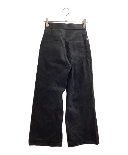JOHN LAWRENCE SULLIVAN（ジョン ローレンス サリバン）JOHN LAWRENCE SULLIVAN (ジョン ローレンス サリバン) RIGID DENIM WIDE PANTS ブラック サイズ:Sの古着・服飾アイテム