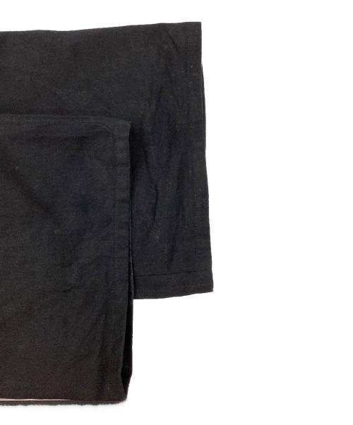 JOHN LAWRENCE SULLIVAN（ジョン ローレンス サリバン）JOHN LAWRENCE SULLIVAN (ジョン ローレンス サリバン) RIGID DENIM WIDE PANTS ブラック サイズ:Sの古着・服飾アイテム